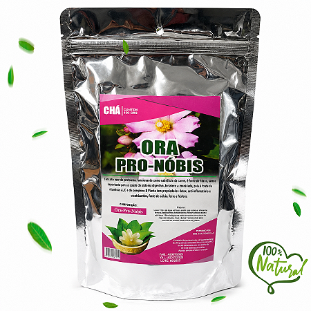Pacote de Chá Ora Pro Nobis 100g