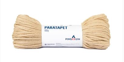 Lã Paratapet Cor 703 Sisal Fio Pingouin 100 gramas