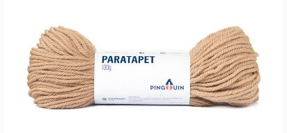 Lã Paratapet Cor 705 Bege Fio Pingouin 100 gramas