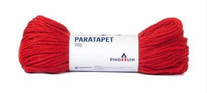 Lã Paratapet Cor 315 Vermelho Fio Pingouin 100 gramas