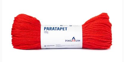 Lã Paratapet Cor 313 Rubro Fio Pingouin 100 gramas