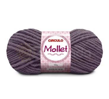 Lã Mollet Círculo Cor 6021 Tempestade 40 gramas