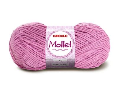 Lã Mollet Círculo Cor 6040 Lírio 40 gramas