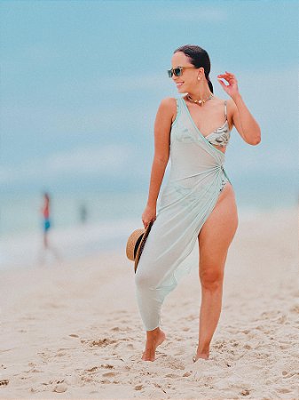 Saída de Praia Solaris verde água