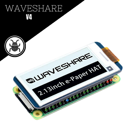 Waveshare V4 e-ink 250x122