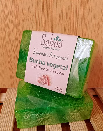 Sabonete Artesanal Bucha Vegetal - Esfoliante Natural