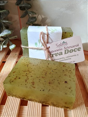 Sabonete Artesanal Erva Doce - Calmante e Relaxante