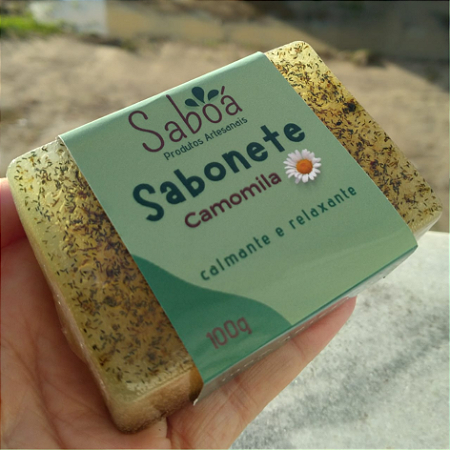 Sabonete Artesanal de Camomila - Calmante