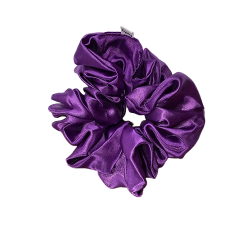 Scrunchies Roxo Cetim