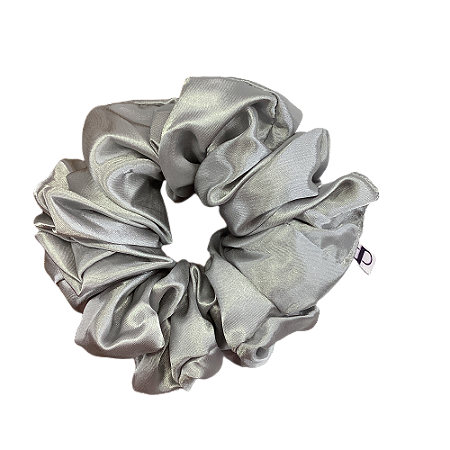 Scrunchies Prata Cetim