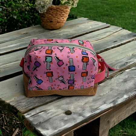 Necessaire Trapets Esmalte Rosa