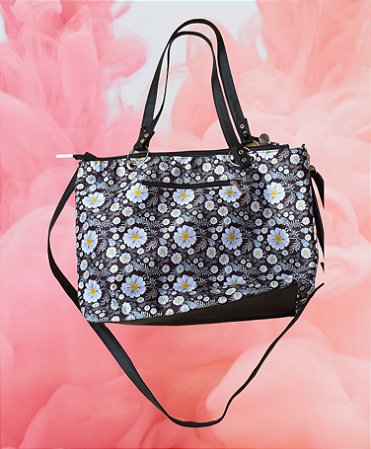 Bolsa Tote Renata Floral Margaridas