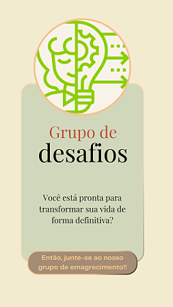 Grupo de Desafios Comece a Emagrecer