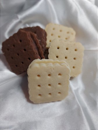 Biscoito Amanteigado Sortido COM RECHEIO BRIGADEIRO TRADICIONAL (Kit com 10 unidades)