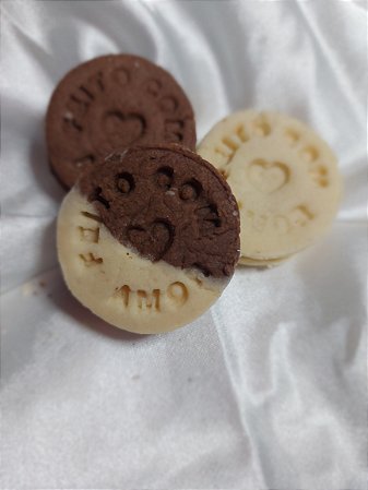 Biscoito Amanteigado Sortido COM RECHEIO BRIGADEIRO NINHO (Kit com 10 unidades)