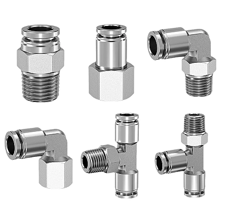 Conectores Pneumáticos de Metal