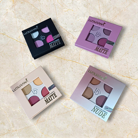 QUARTETO DE SOMBRAS MATTE -LUDURANA.