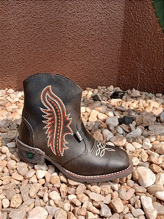 REF 513 BOTA INFANTIL FOSSIL CAFÉ SOLADO PONEY PALMA