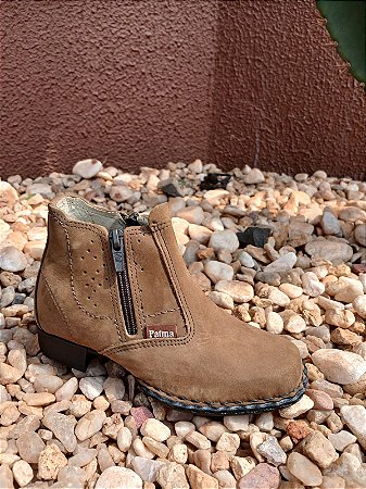 REF 511 BOTINA NOBUCK RATO SOLADO MOCASSIM INFANTIL PALMA