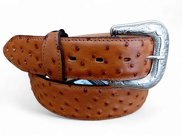 CINTO MASCULINO COUNTRY AVESTRUZ CW 2900