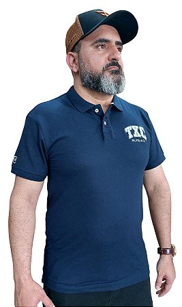 POLO MASCULINA CUSTON APLICADA TXC