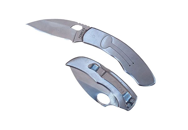 CANIVETE DE BOLSO INOX COM TRAVA 263 FERREIRA BARRETOS
