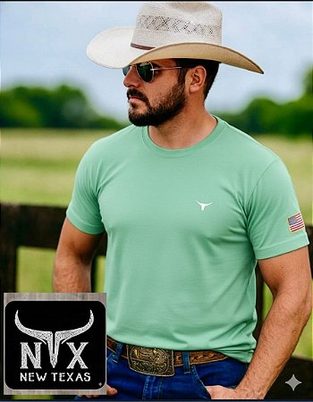 CAMISETA MASCULINA BÁSICA NEW TEXAS