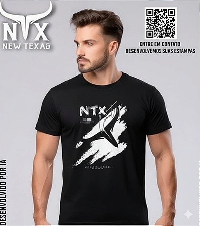 CAMISETA MASCULINA ESTAMPADA NEW TEXAS