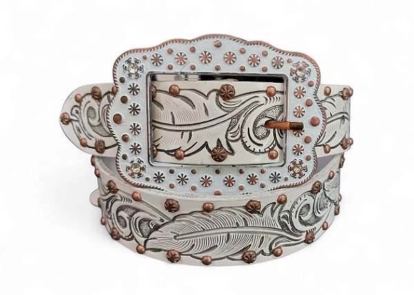 CINTO FEMININO COUNTRY 16155 BRANCO MASTER