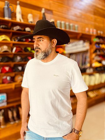 CAMISETA MASCULINA 5513 BRANCO WRANGLER