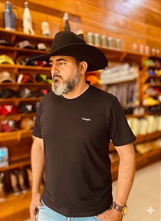 CAMISETA MASCULINA 5513 PRETO WRANGLER