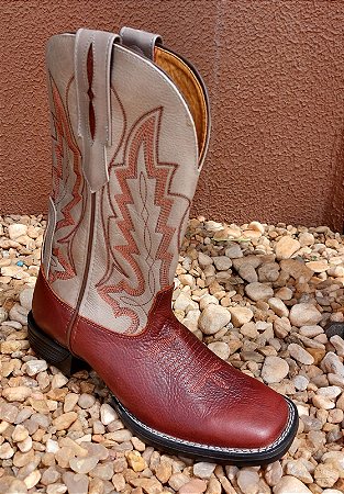 BOTA MASCULINA QUADRADA FLEX BROWN GOYAZES