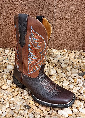 BOTA MASCULINA QUADRADA FLEX CAFE GOYAZES