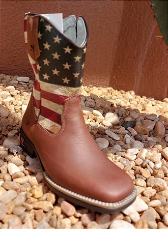 BOTA JUVENIL CHOCOLATE USA C. DA ROÇA