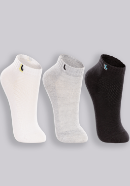 MEIA JUVENIL MENINOS - KIT 03 PARES LUPO