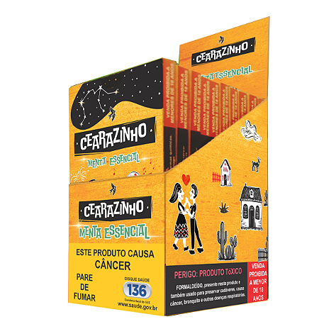 Maço de Palheiro Cearazinho – Menta Essencial (10 caixinhas)