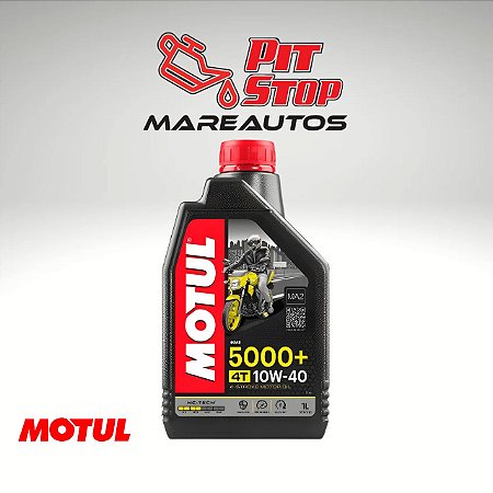 Óleo Semi-Sintético Motul 10w 40 4T 5000+ na Pit Stop Maréautos em Peruíbe