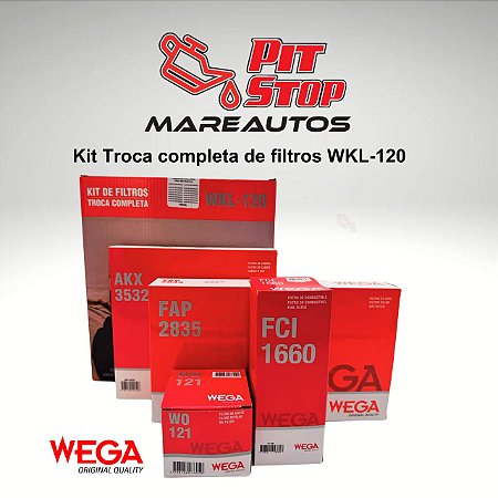 Kit de filtros WKL-120 Wega para Troca completa Fiat