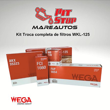 Kit de filtros WKL-125 Wega para Troca completa Fiat