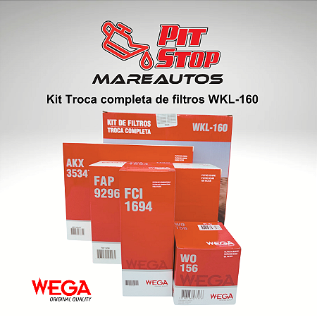 Kit de filtros WKL-160 Wega para Troca completa Ford