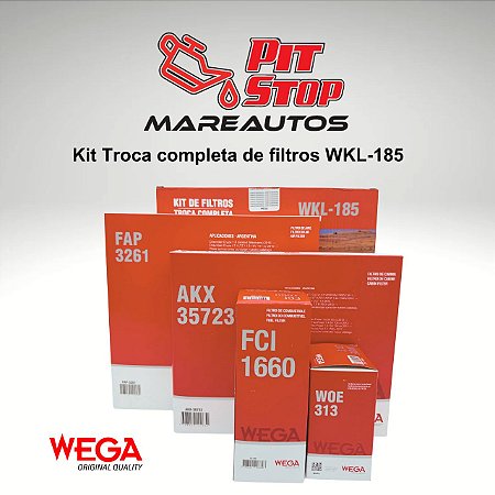 Kit de filtros WKL-185 Wega para Troca completa GM Cruze
