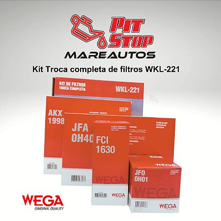 Kit de filtros WKL-221  Wega para Troca completa Hyundai  Creta