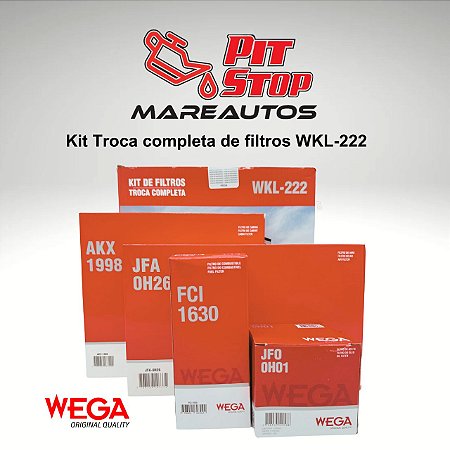 Kit de filtros WKL-222  Wega para Troca completa Hyundai  Creta