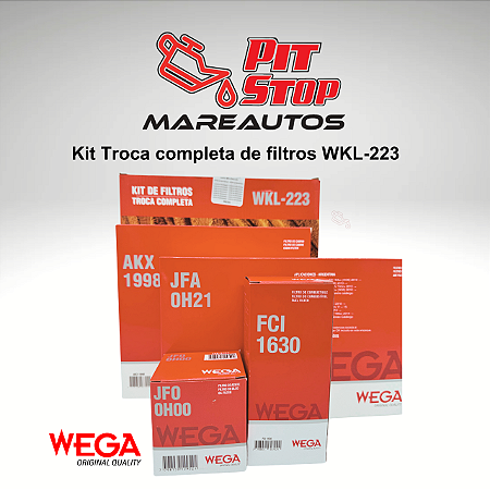 Kit de filtros WKL-223  Wega para Troca completa Hyundai  Creta