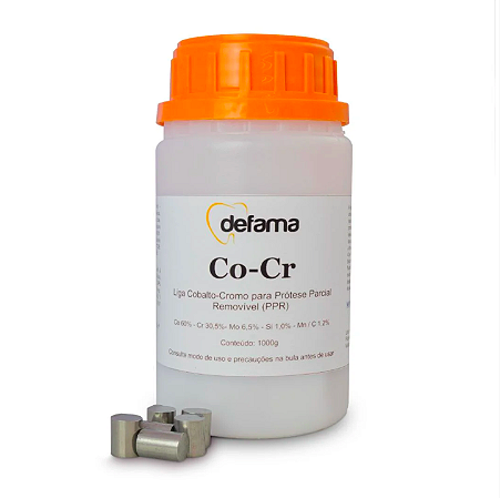 Liga Metálica Co-Cr 1Kg - Defama