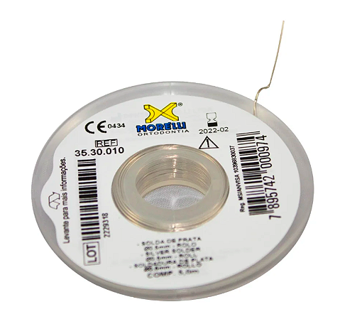Solda Prata Orto Rolo 5mm - Morelli