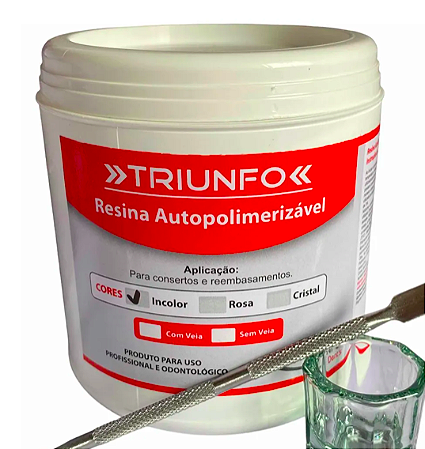Resina Acrílica Autopolimerizável 450g - Triunfo