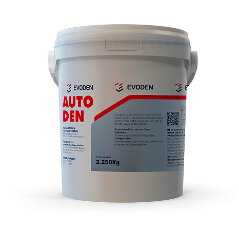 Resina Acrílica Autopolimerizável Autoden 2,250Kg - Evoden