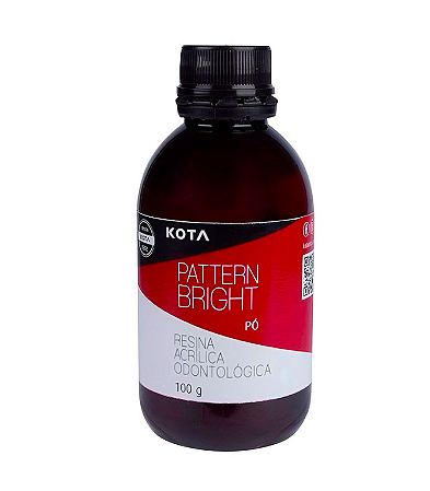 Resina Acrílica Autopolimerizável Pattern Bright 100g - Kota