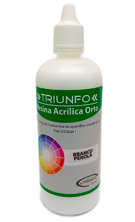 Resina Acrílica Autopolimerizável Ortodôntica 225g - Triunfo